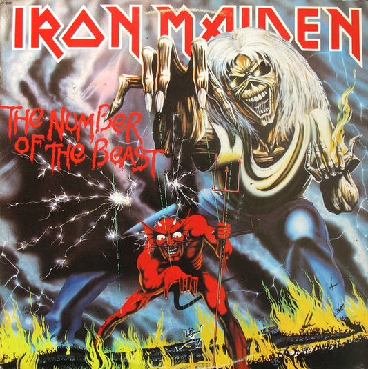 Iron Maiden : The Number Of The Beast (LP, Album, Win)