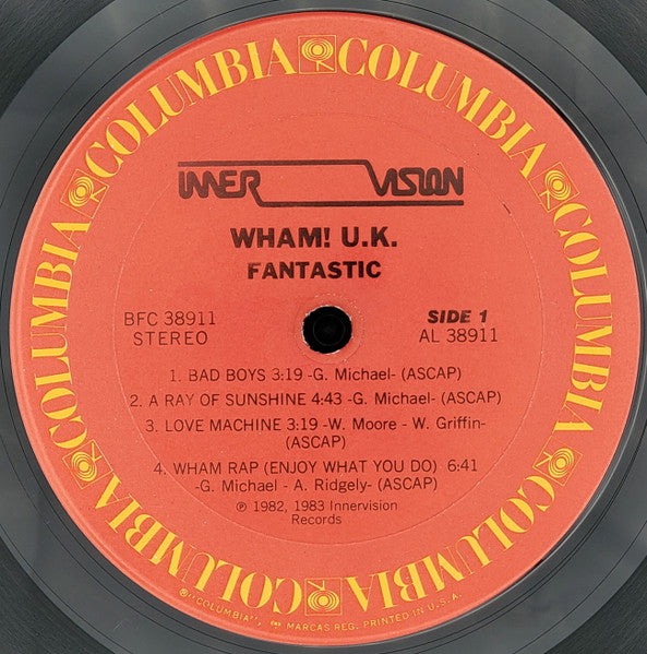 Wham! U.K.* : Fantastic (LP, Album, Car)