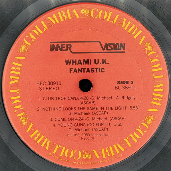 Wham! U.K.* : Fantastic (LP, Album, Car)