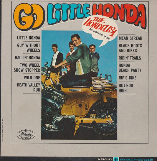 The Hondells : Go Little Honda (LP, Album, Mono)