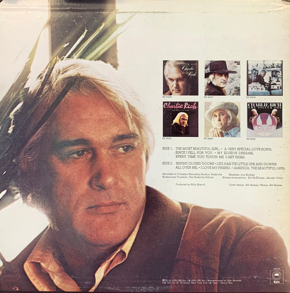 Charlie Rich : Greatest Hits (LP, Comp, Ter)