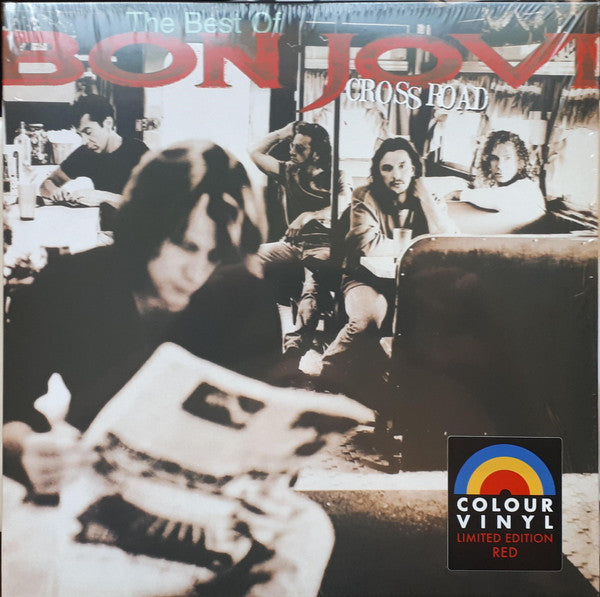 Bon Jovi : Cross Road (The Best Of Bon Jovi) (2xLP, Comp, Ltd, RE, Red)
