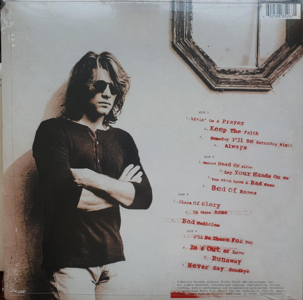 Bon Jovi : Cross Road (The Best Of Bon Jovi) (2xLP, Comp, Ltd, RE, Red)