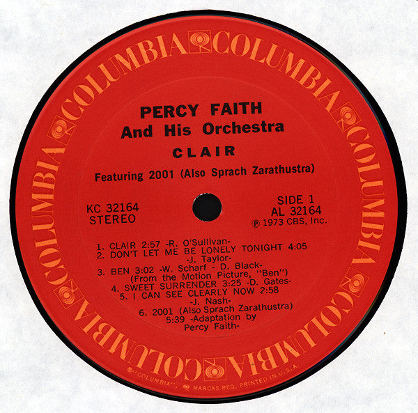 Percy Faith : Clair (LP, Album)