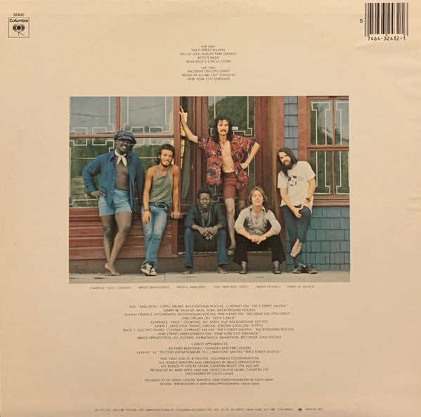 Bruce Springsteen : The Wild, The Innocent & The E Street Shuffle (LP, Album, RE, Ter)