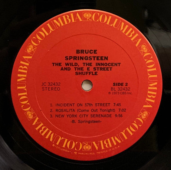 Bruce Springsteen : The Wild, The Innocent & The E Street Shuffle (LP, Album, RE, Ter)