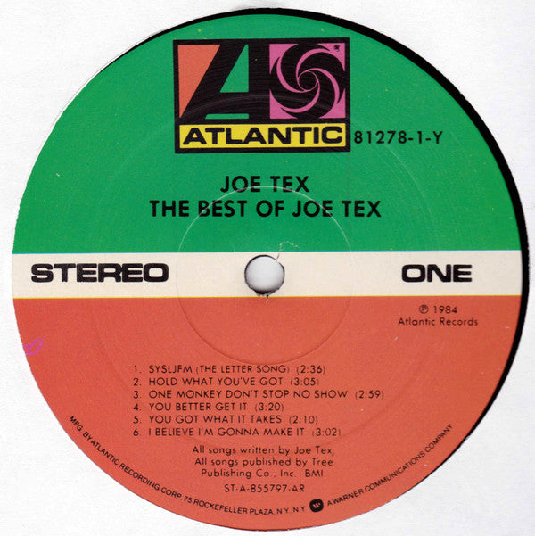 Joe Tex : The Best Of Joe Tex (LP, Comp)