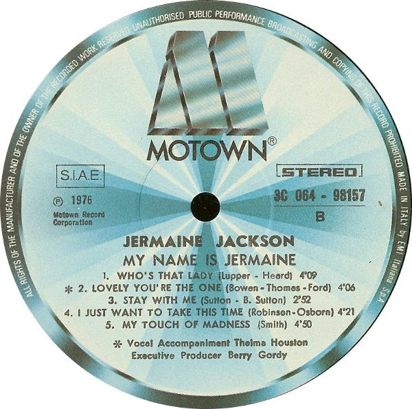 Jermaine Jackson : My Name Is Jermaine (LP, Album)