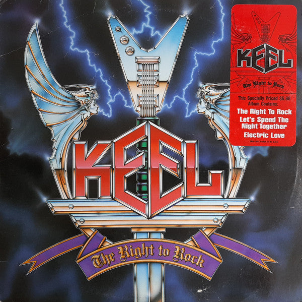 Keel : The Right To Rock (LP, Album, EMW)