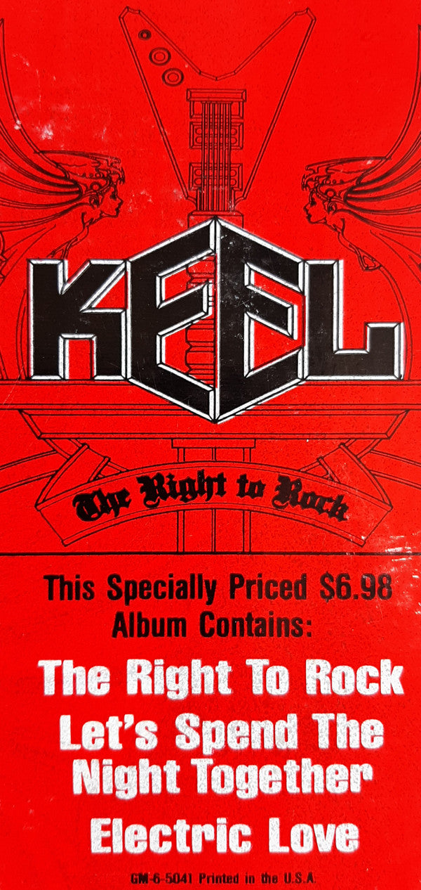 Keel : The Right To Rock (LP, Album, EMW)