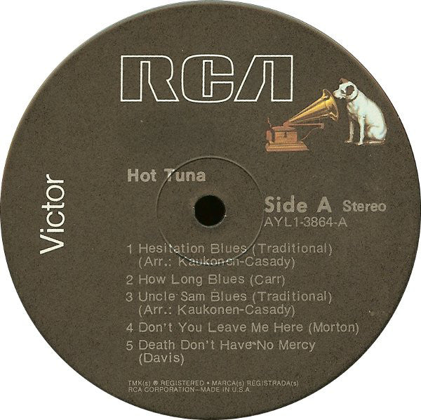 Hot Tuna : Hot Tuna (LP, Album, RE)
