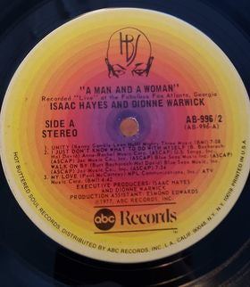 Isaac Hayes & Dionne Warwick : A Man And A Woman (2xLP, Album, Ter)