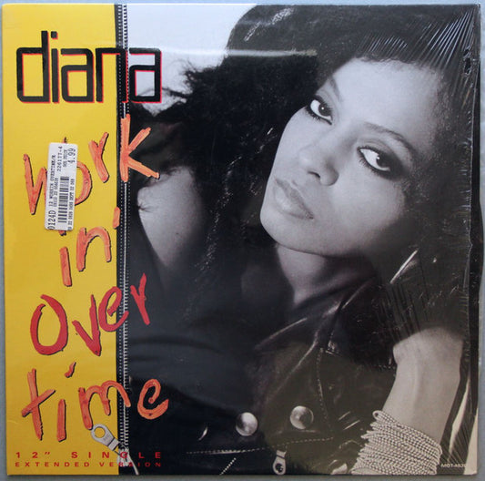 Diana Ross : Workin' Overtime (12", Single, Pin)