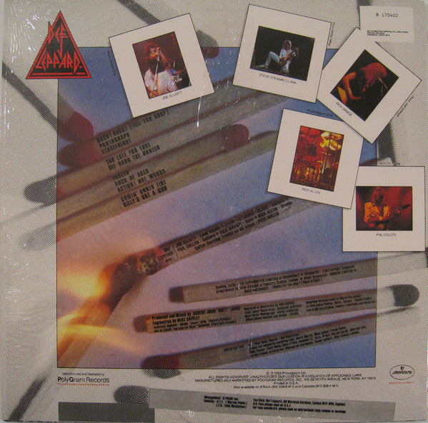 Def Leppard : Pyromania (LP, Album, Club, RCA)
