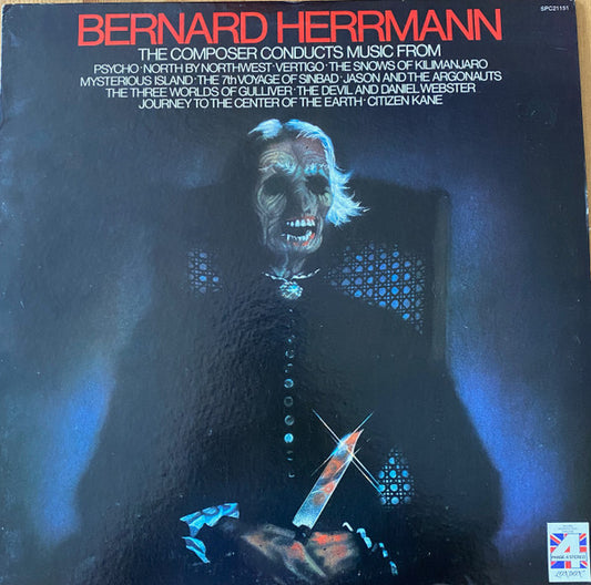 Bernard Herrmann : Bernard Herrman Conducts Psycho and Other Film Scores (LP, Comp)