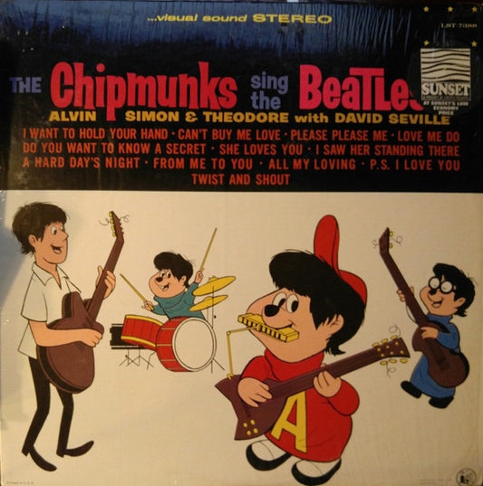 The Chipmunks : The Chipmunks Sing The Beatles Hits (LP, Album)