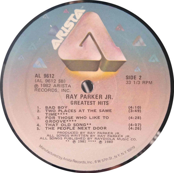Ray Parker Jr. : Greatest Hits (LP, Comp, Ele)