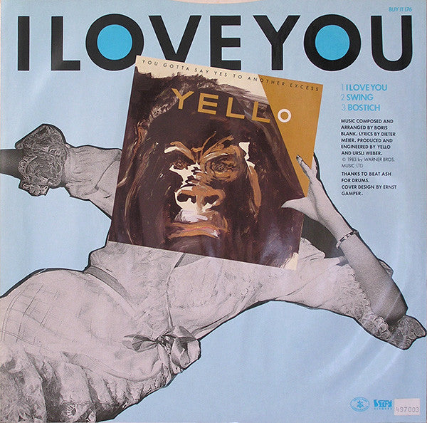 Yello : I Love You (Extended Dance Version For Ladies & Gents) (12", Single)