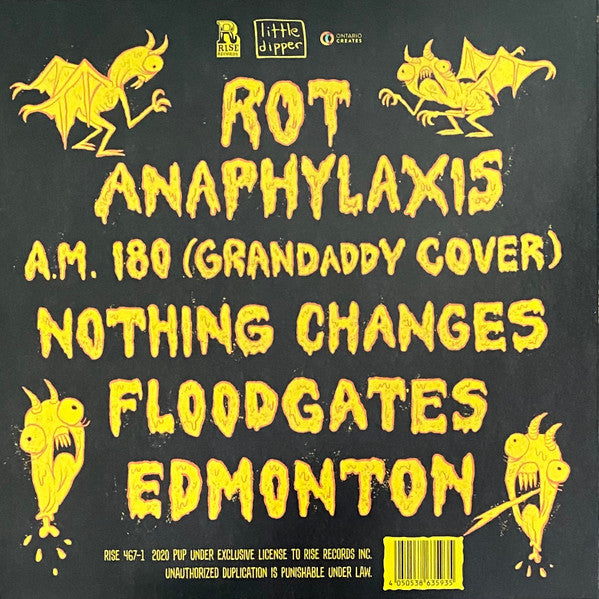 Pup (3) : This Place Sucks Ass (12", EP, Ltd, Whi)