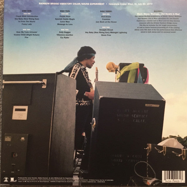 The Jimi Hendrix Experience : Live In Maui (3xLP, Album + Blu-ray, Multichannel)
