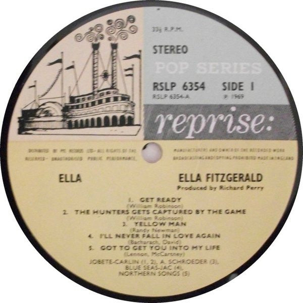 Ella Fitzgerald : Ella (LP, Album)