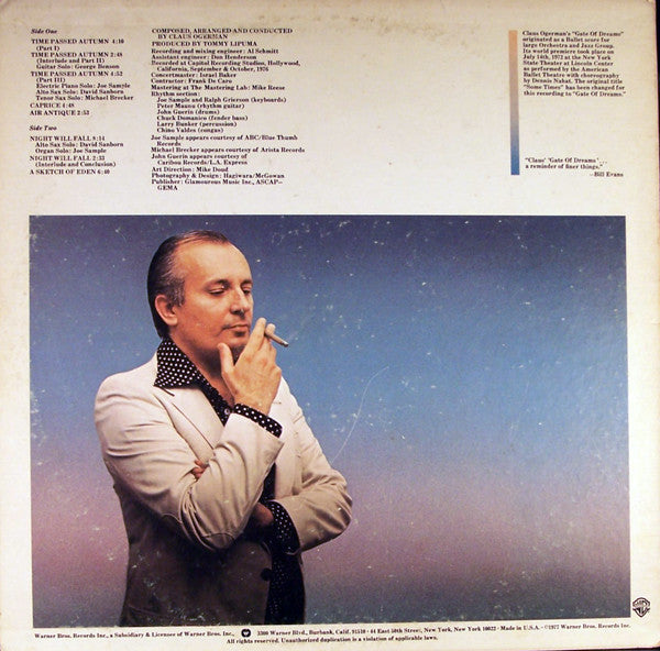 The Claus Ogerman Orchestra : Gate Of Dreams (LP, Album, Win)