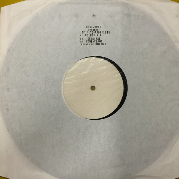 Spirito : Frontiers (12", Promo, W/Lbl)