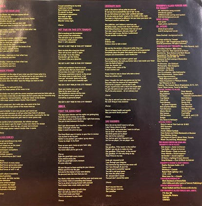 Triumph (2) : Allied Forces (LP, Album, RCA)