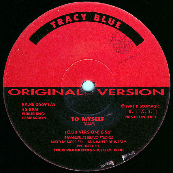 Tracy Blue : To Myself (12")