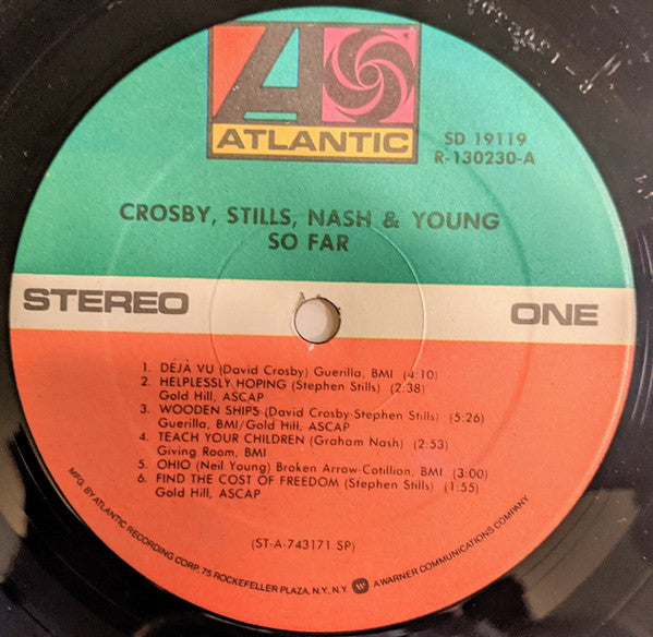 Crosby, Stills, Nash & Young : So Far (LP, Comp, Club, RE, SRC)