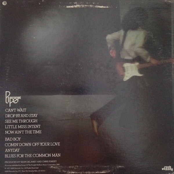 Piper (7) : Can't Wait (LP, Album, Promo, Mon)