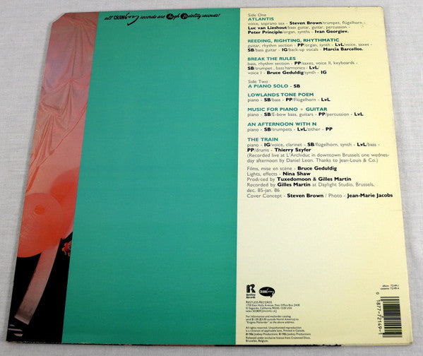 Tuxedomoon : Ship Of Fools (12", MiniAlbum)