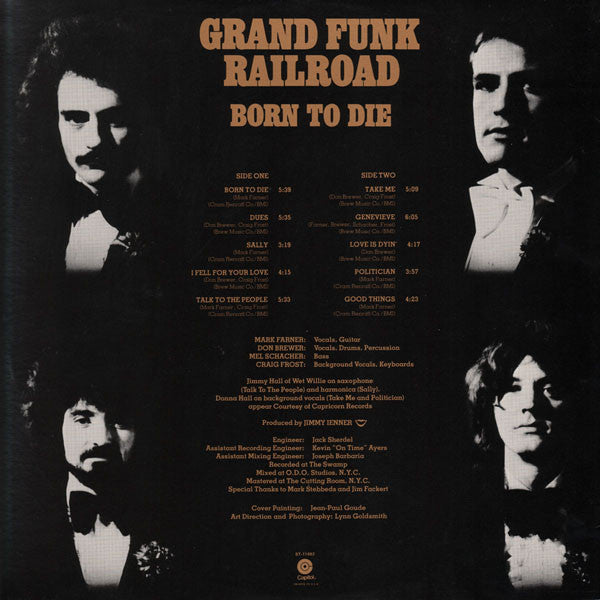 Grand Funk Railroad : Born To Die (LP, Album, Los)