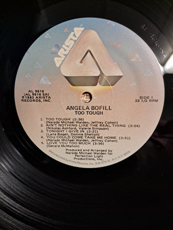 Angela Bofill : Too Tough (LP, Album, Mon)