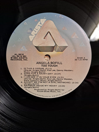 Angela Bofill : Too Tough (LP, Album, Mon)