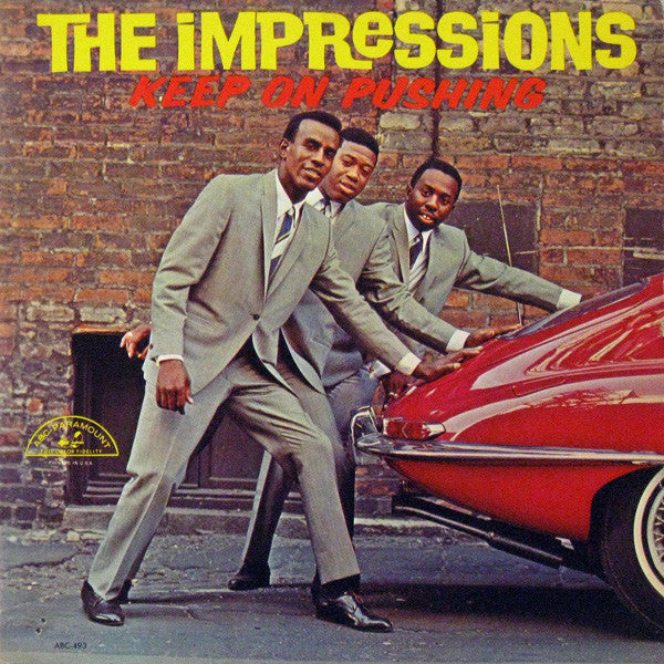 The Impressions : Keep On Pushing (LP, Album, Mono)