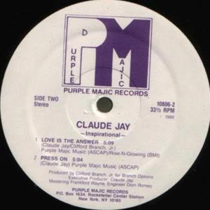 Claude Jay : Sweet, Sweet Spirit (12", EP)