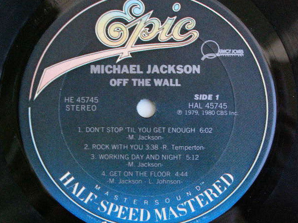 Michael Jackson : Off The Wall (LP, Album, RM, Gat)