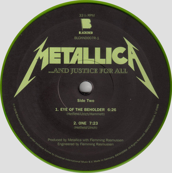 Metallica : ...And Justice For All (2xLP, Album, Ltd, RE, RM, Gre)