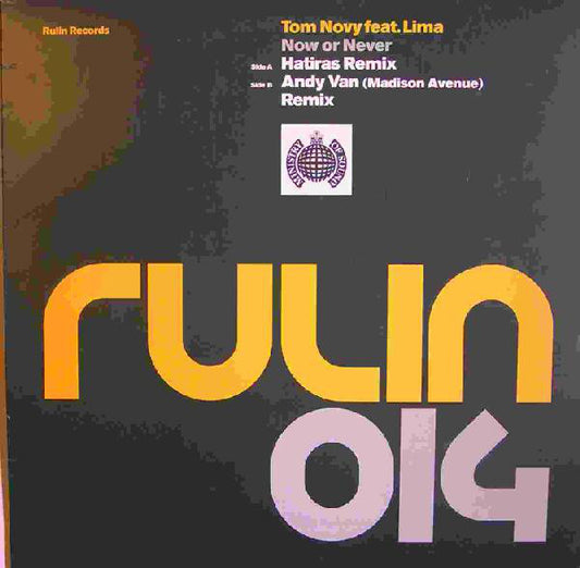 Tom Novy Feat. Lima : Now Or Never (12")