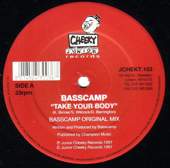 Basscamp : Take Your Body (12")