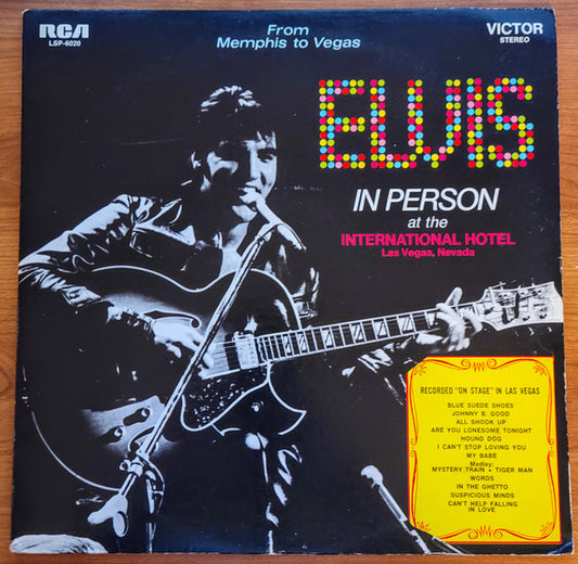 Elvis Presley : From Memphis To Vegas / From Vegas To Memphis (2xLP, Album, Ind)