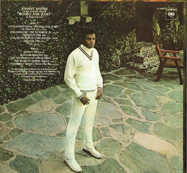 Johnny Mathis : Love Theme From "Romeo And Juliet" (A Time For Us) (LP, Album, Ter)