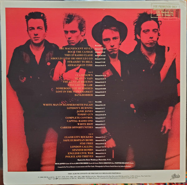 The Clash : The Story Of The Clash Volume 1 (2xLP, Comp, Red)