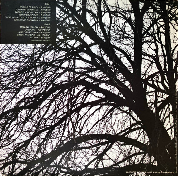 Donovan : Donovan's Greatest Hits (LP, Comp, RE, Pit)