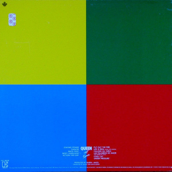 Queen : Hot Space (LP, Album, Qua)