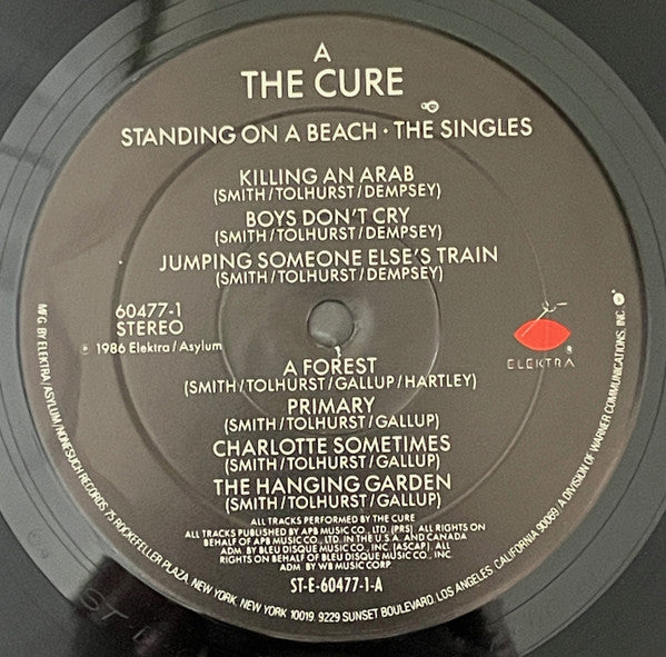 The Cure : Standing On A Beach • The Singles (LP, Comp, ARC)