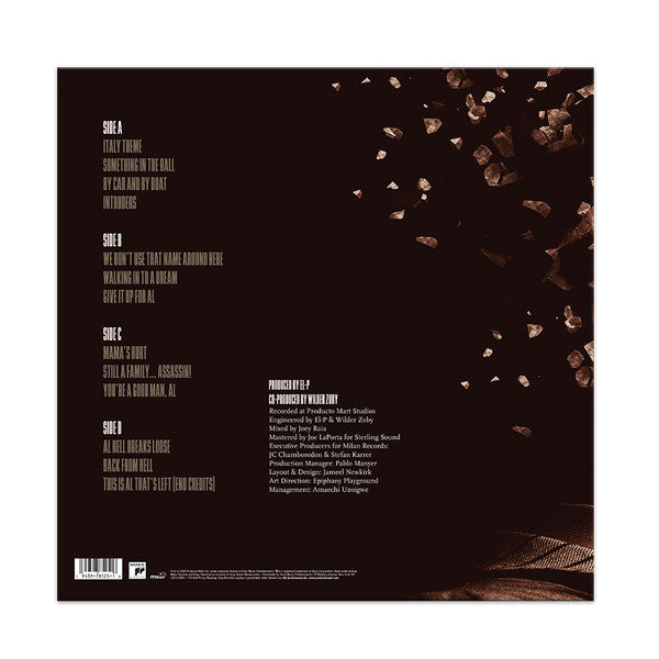 EL-P : Capone (Original Motion Picture Score) (2xLP, Album, Cle)