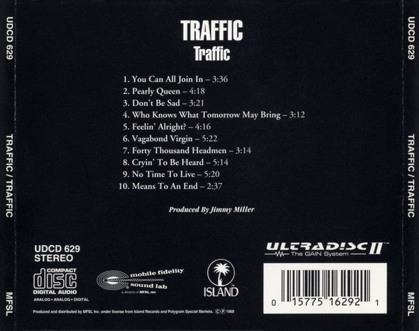 Traffic : Traffic (CD, Album, RE, RM, 24 )