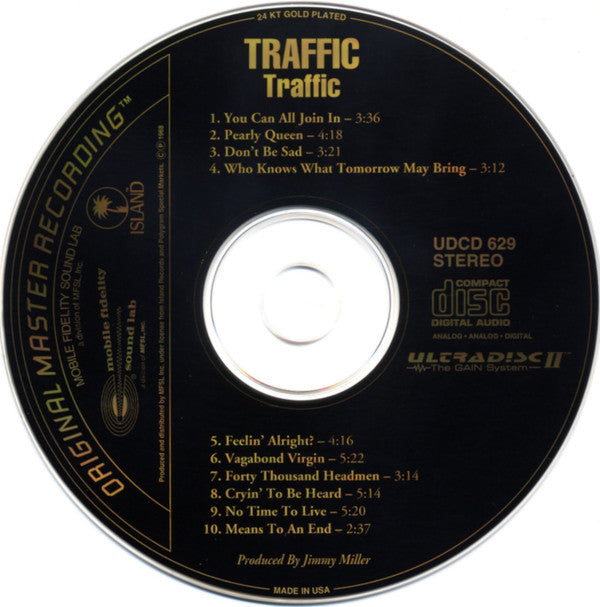 Traffic : Traffic (CD, Album, RE, RM, 24 )